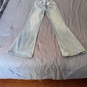 American Eagle Outfitters Light Blue Flare Jeans